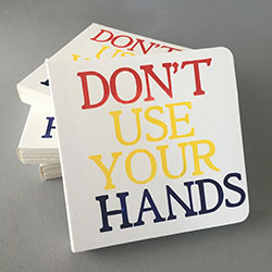 Don't use Your Hands book