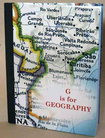 G is for Geography book