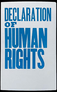 Declaration of Human Rights book