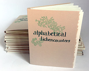 Alphabetical Lichencounters book